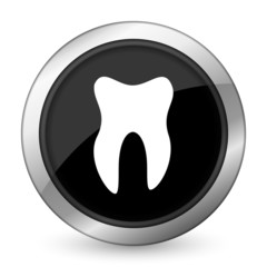 tooth black icon