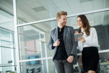 Young people in the office