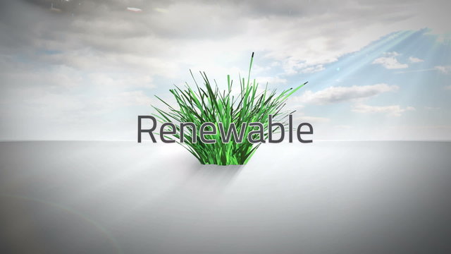 Environmental buzzwords with logo