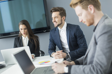 Young people in the office