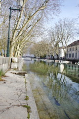 Fototapeta premium canal du thiou -annecy