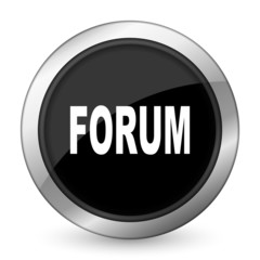 forum black icon