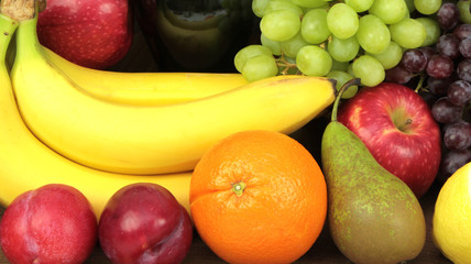 Colorful fresh fruits.