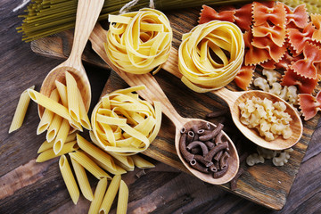 Different types of pasta