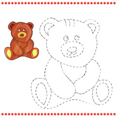 Connect the dots and coloring page