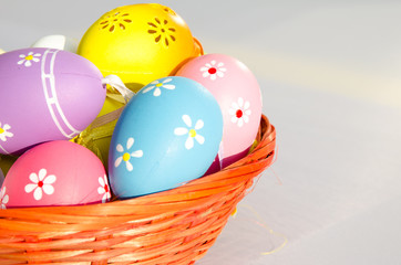 colorful easter eggs