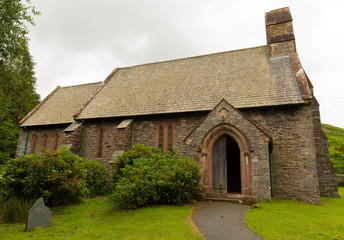 Fototapeta na wymiar St Peters Church Martindale Valley Cumbria England UK