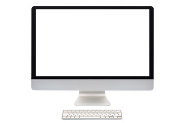 Computer screen isolated