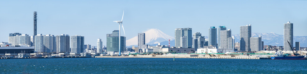 Fototapeta na wymiar Yokohama Panorama
