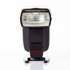 Camera flash light isolate on white background