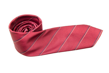 red business neck tie