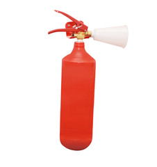 Obraz premium Red fire extinguisher