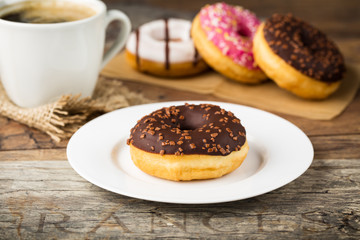 Donut und Kaffee - Donut and coffee