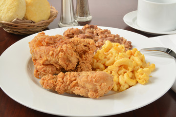 Fried chicken dinner