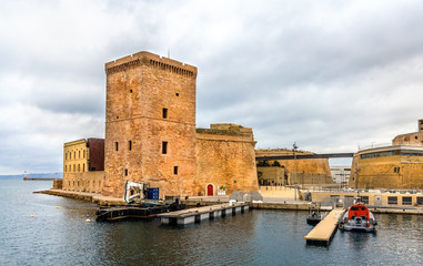 Fototapeta na wymiar Fort Saint-Jean in Marseille, Provence, France