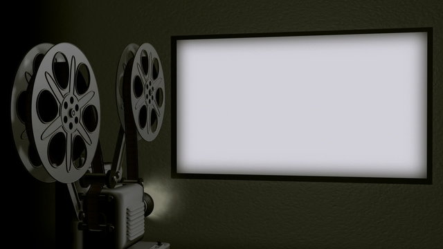 Movie Projector Screen Loop