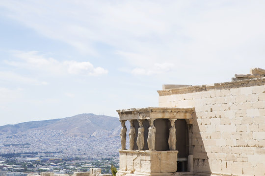 Erechtheion temple in Athens