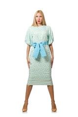 Woman in fashion clothing concept