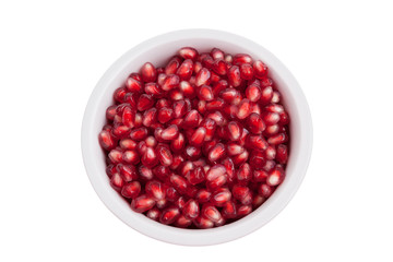Bowl of pomegranate seeds