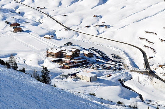 Bergstation J&auml;geralpe Skigebiet Warth-Schr&ouml;cken