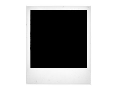 Polaroid isolated on white