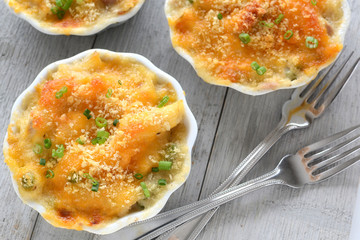 Individual Gluten free tuna penne casserole