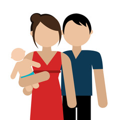 Fototapeta premium Family design, vector illustration.