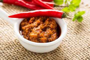 Chili-Pesto - hot Pesto