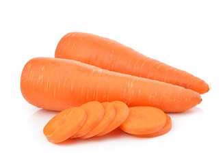 carrot on white background