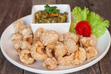 deep fried pork skin