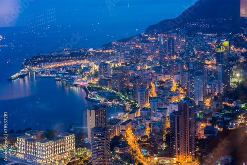 Город ночь Монако без смс