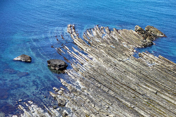 島根半島　須々海海岸　洗濯岩