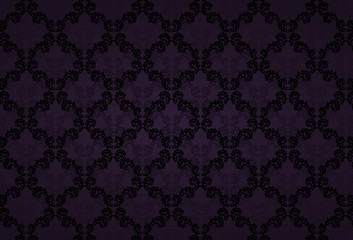Barock schwarz lila Hintergrund