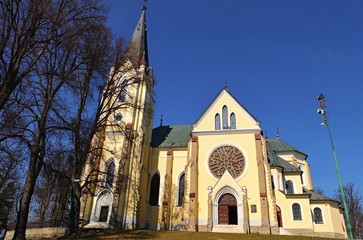 Fototapeta na wymiar Church at Marian Mount in Levoca, Slovakia