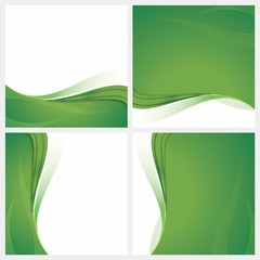 abstract green background template illustration 7