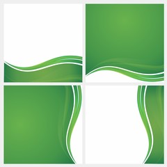 abstract green background template illustration 6