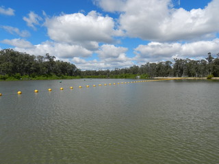 Afloat at Torrumbarry Weir