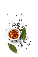 Herbs and spices selection