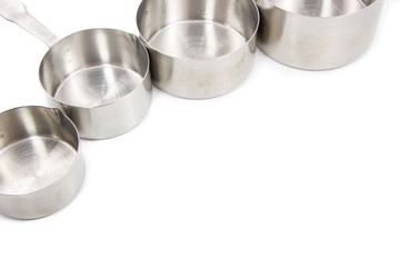 steel measuring cups