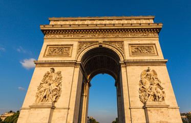 Fototapeta na wymiar Arch of Triumph of the Star