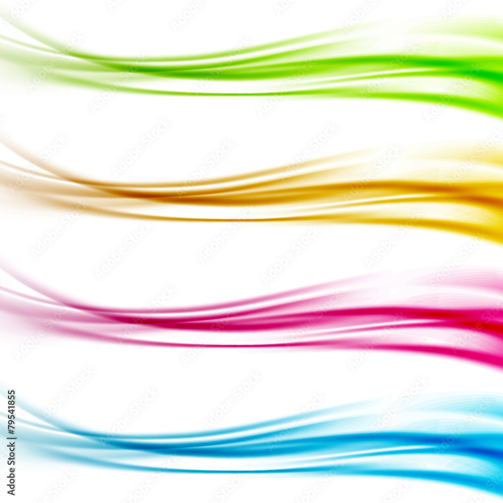 Canvas Prints collection of colorful bright web header footer dividers