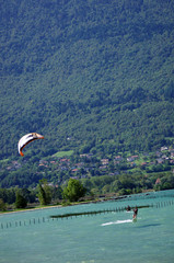 lac du bourget - kite surf