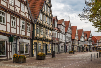 Fototapeta premium Street in Celle, Germany