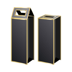 vector blank packing box on white background