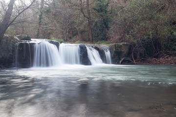 Waterfalls Del Treja Valley, long exposition
