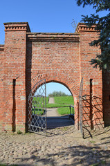 Zugang zum Westlichen Stern der Festung Dömitz