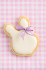 Easter bunny sugar cookie