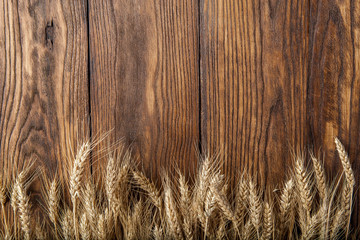 wheat on wood