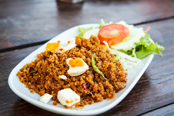 Thailand shrimp fried salted foods