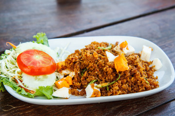 Thailand shrimp fried salted foods